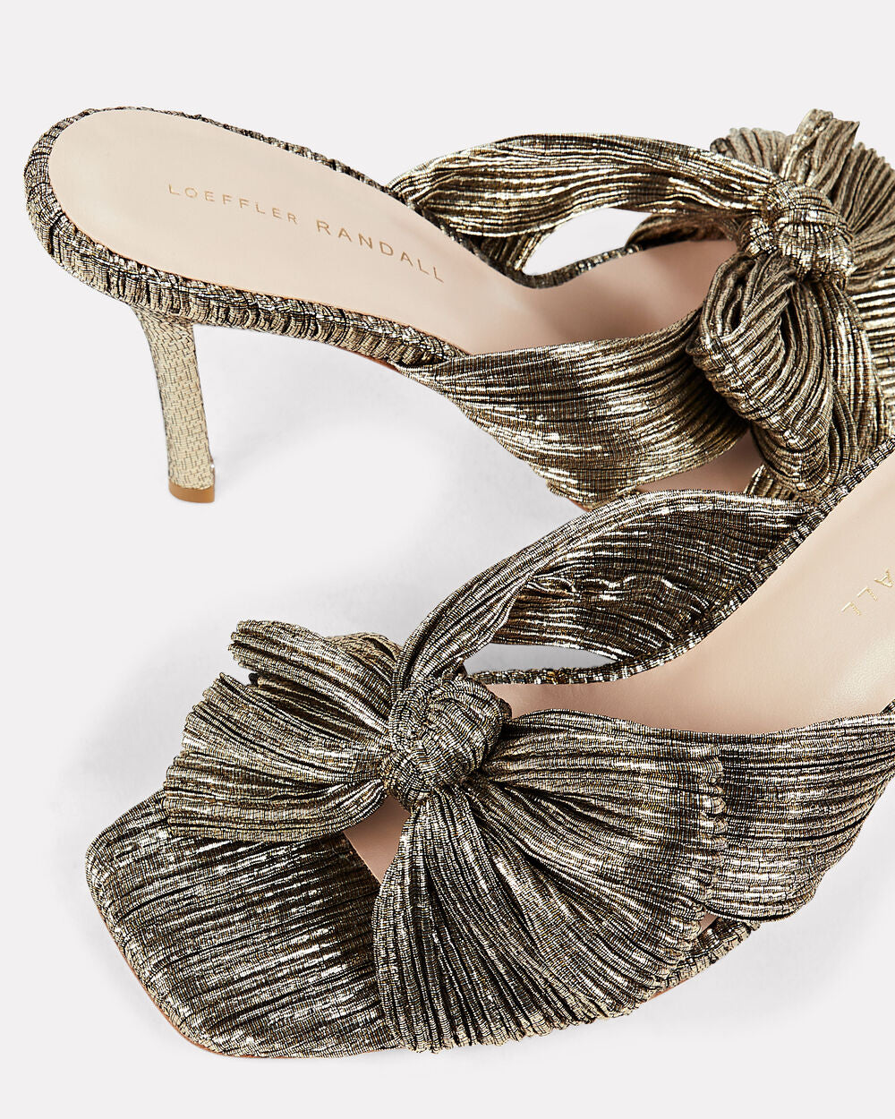 Intermix - Claudia Knotted Plisse' Mules -