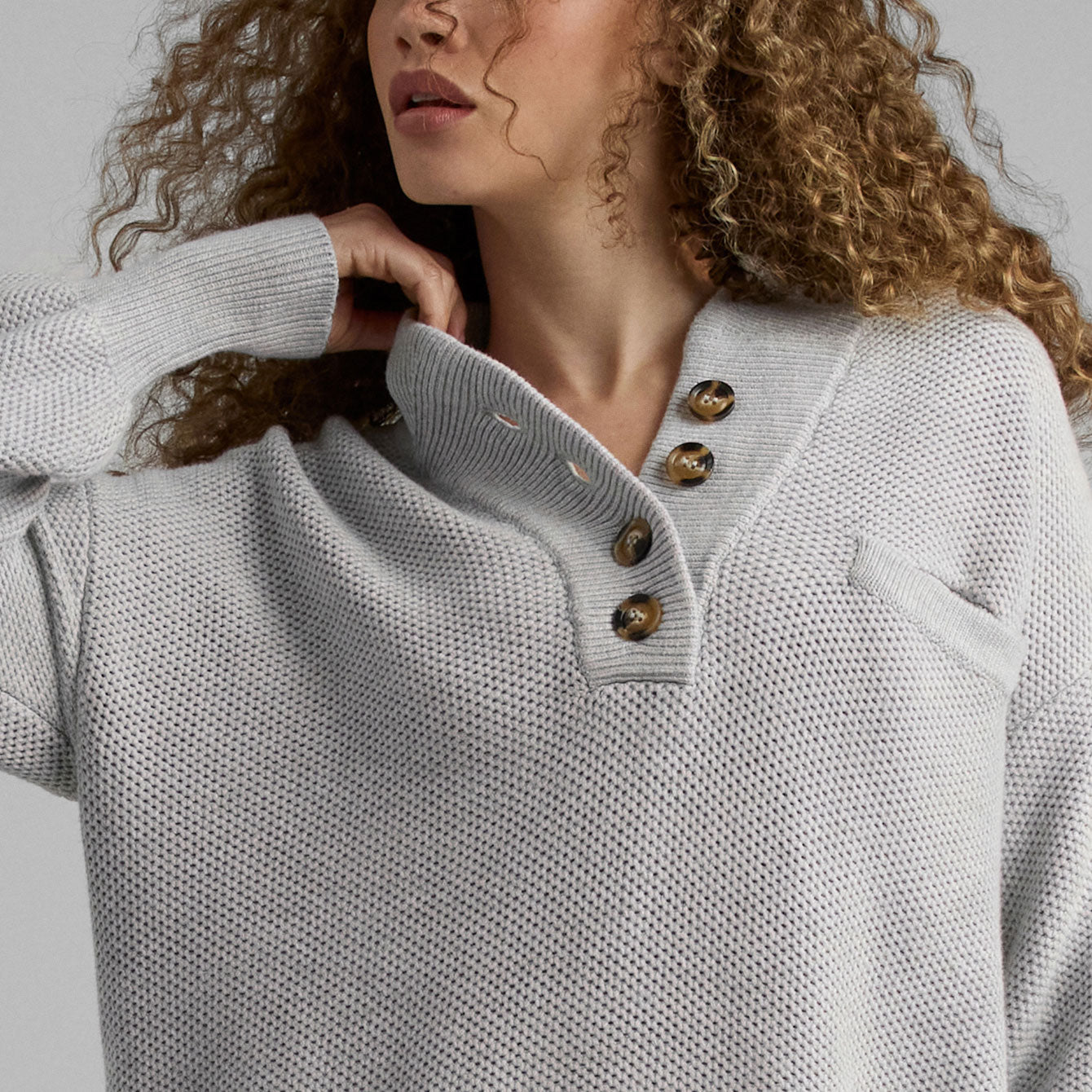 Intermix - Cottonsilk™ Pocket Henley -