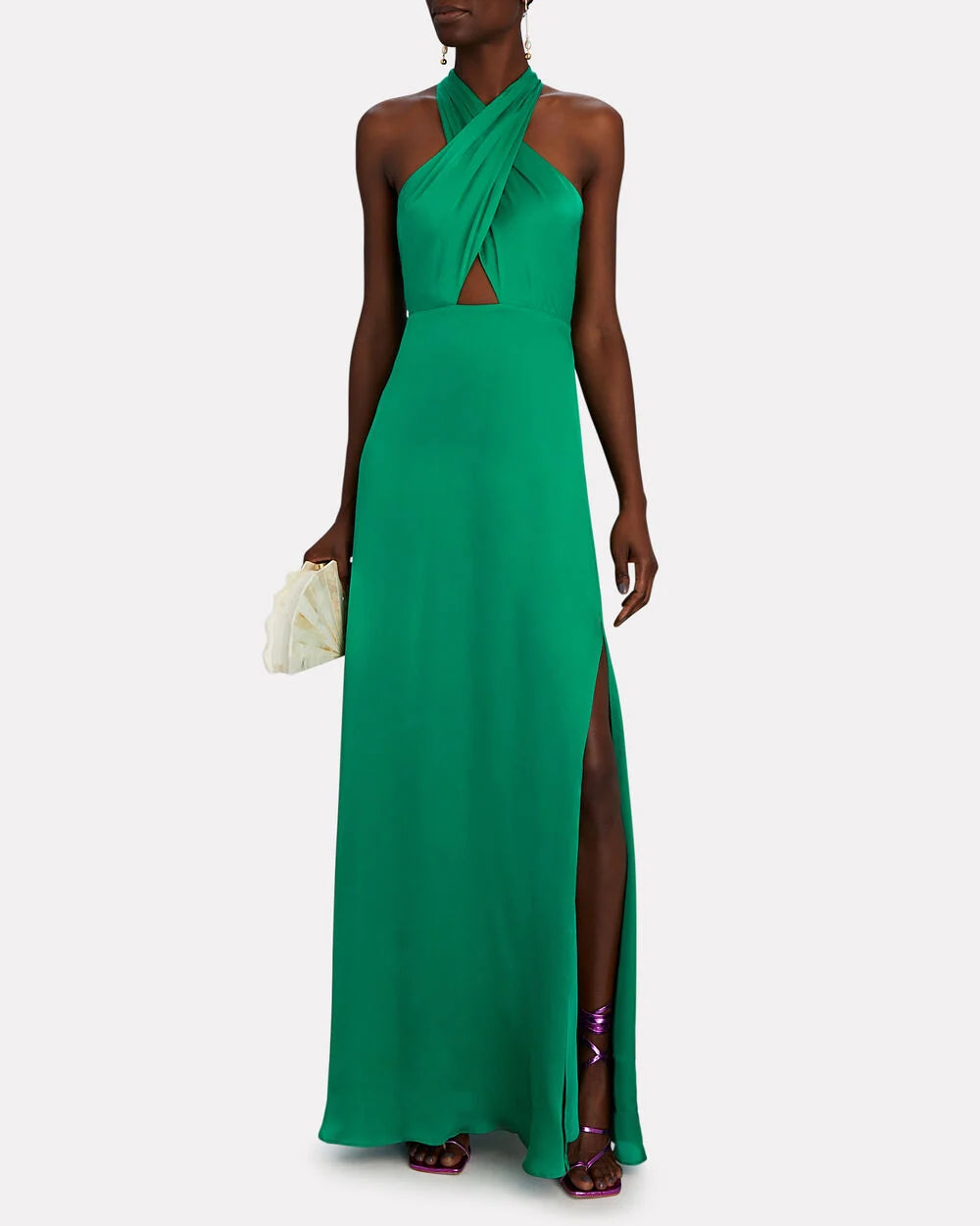 Intermix - Mandy Crossover Silk Gown -