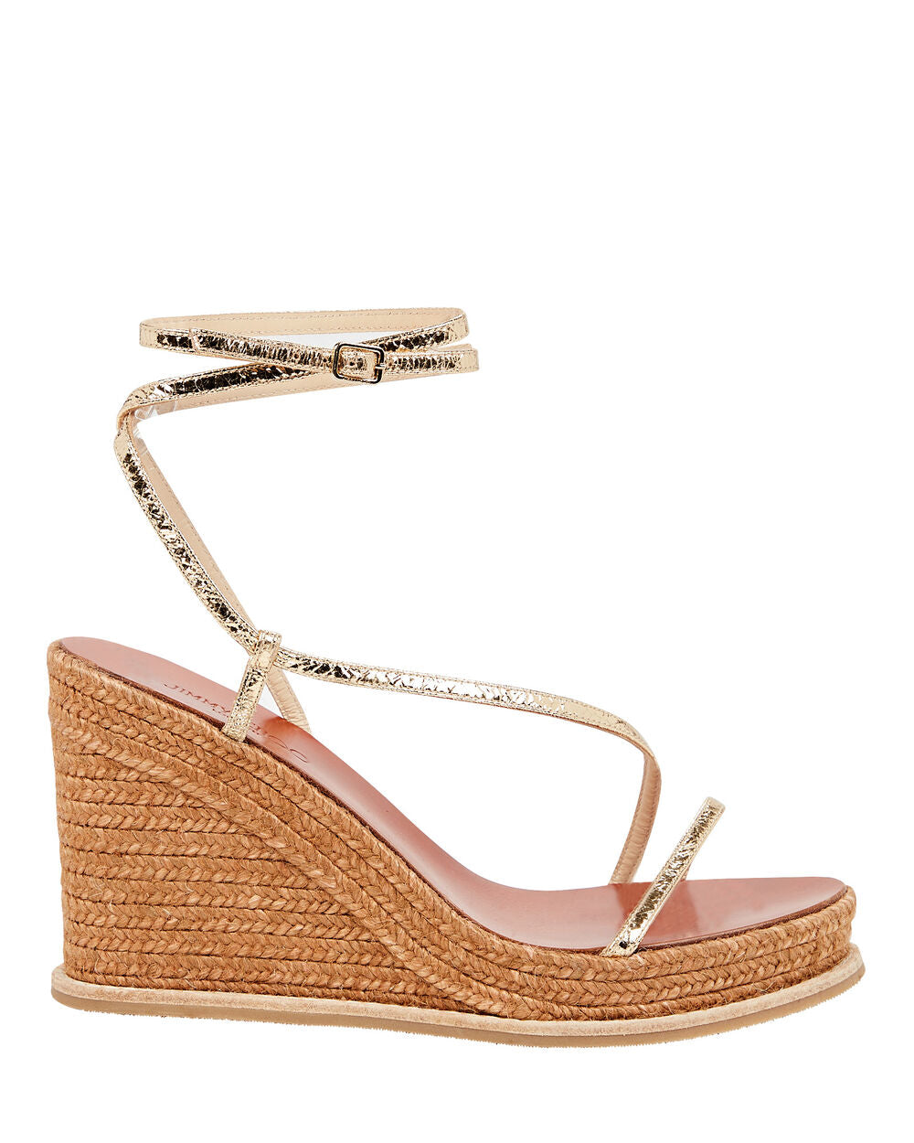 Intermix - Danai 100 Metallic Wedge Espadrille Sandals -