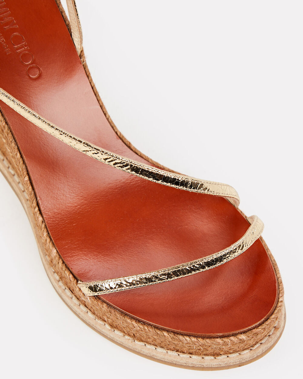 Intermix - Danai 100 Metallic Wedge Espadrille Sandals -