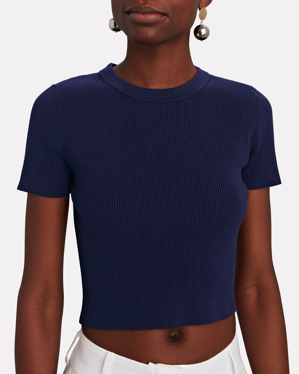 Intermix - Katya Rib Knit Crop Top -