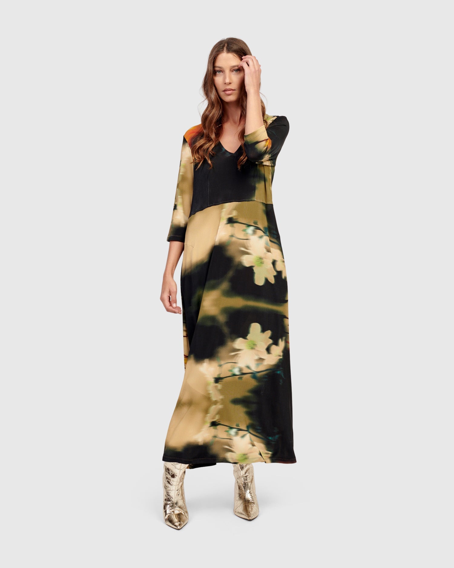 Intermix - Cosmopolitan Maxi Dress, Floral -