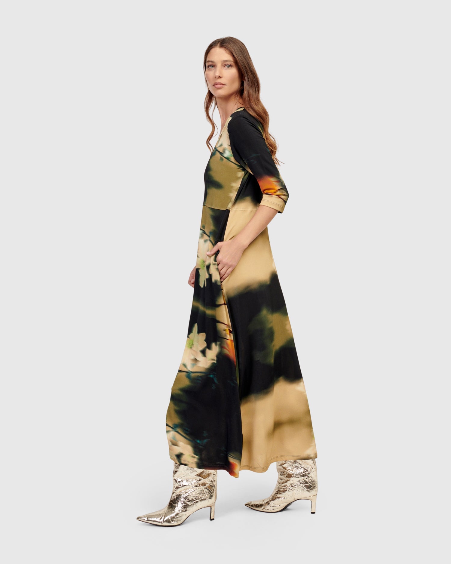 Intermix - Cosmopolitan Maxi Dress, Floral -