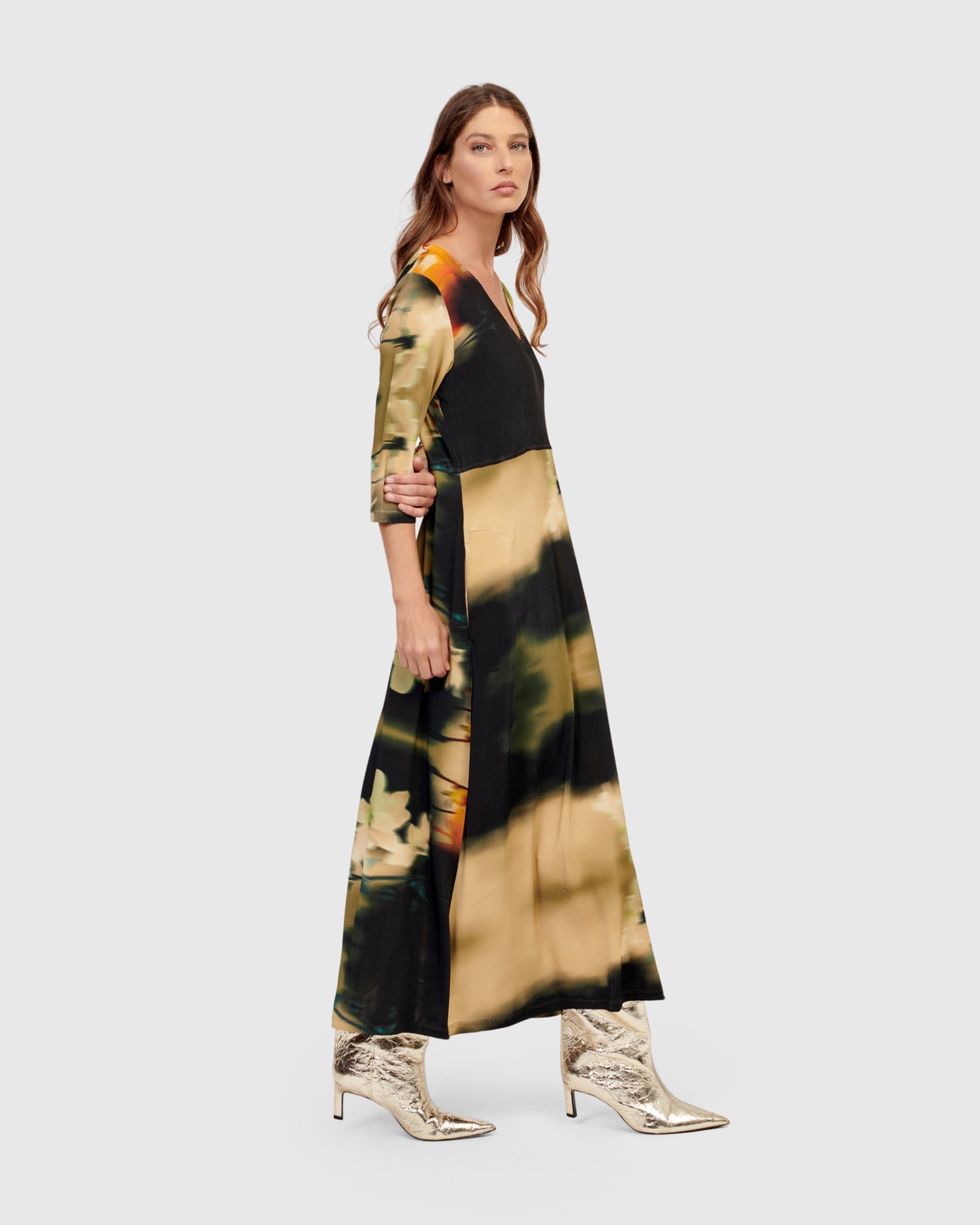 Intermix - Cosmopolitan Maxi Dress, Floral -