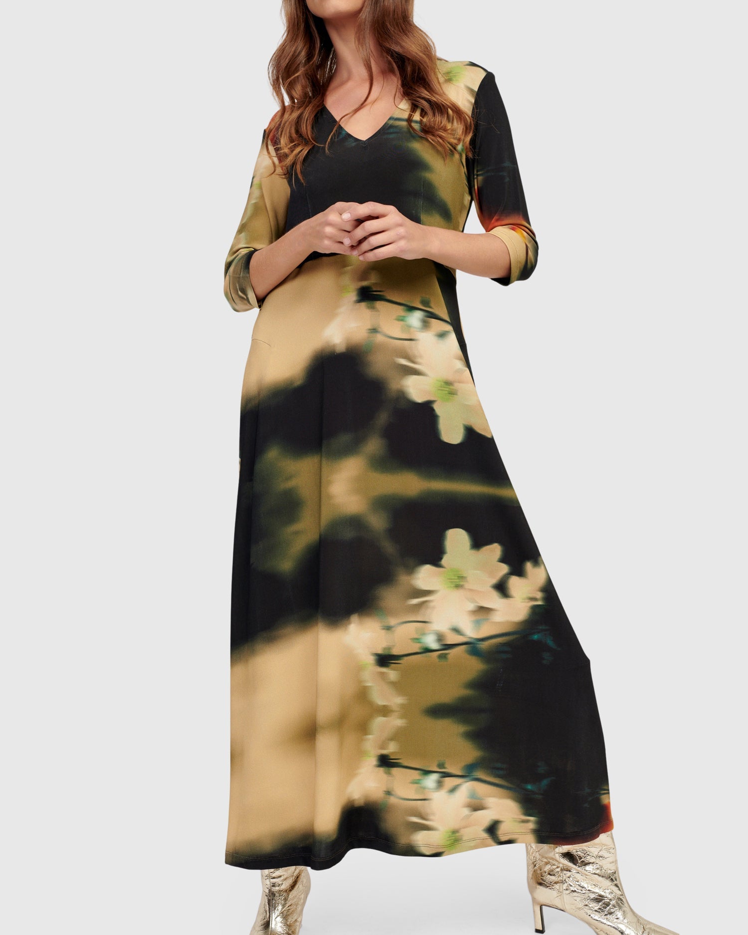 Intermix - Cosmopolitan Maxi Dress, Floral -