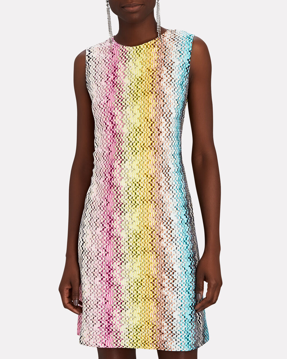 Intermix - Rainbow Mini Shift Dress -