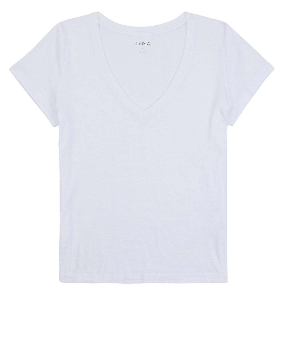 Intermix - Classic V-Neck Jersey T-Shirt -