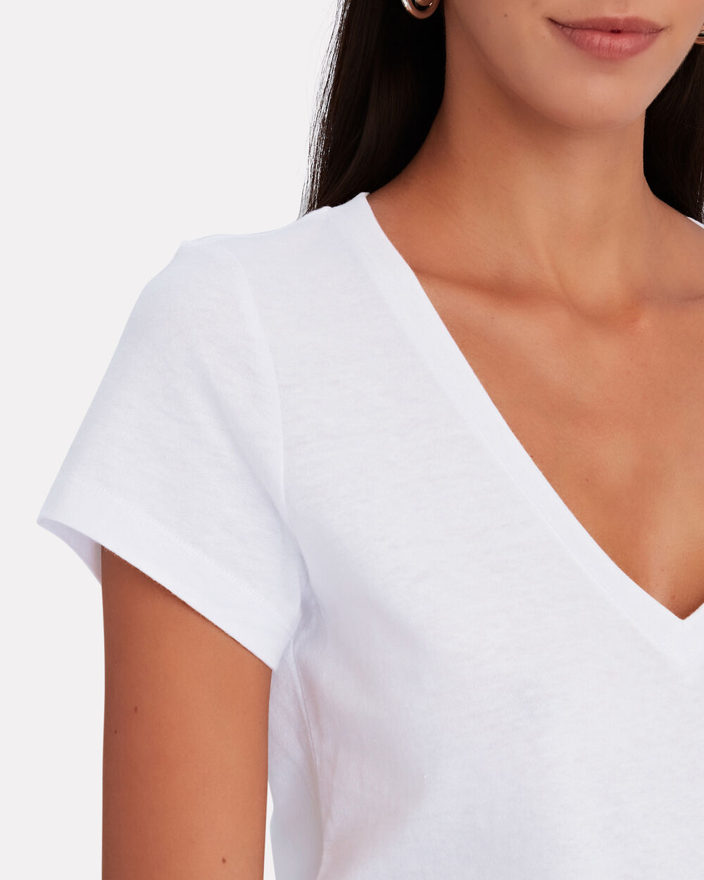Intermix - Classic V-Neck Jersey T-Shirt -