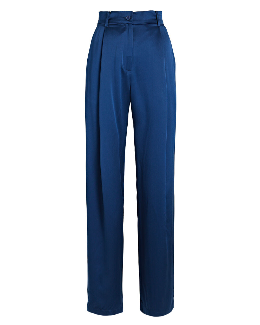 Intermix - Emerson Pleated Silk Wide-Leg Pants -
