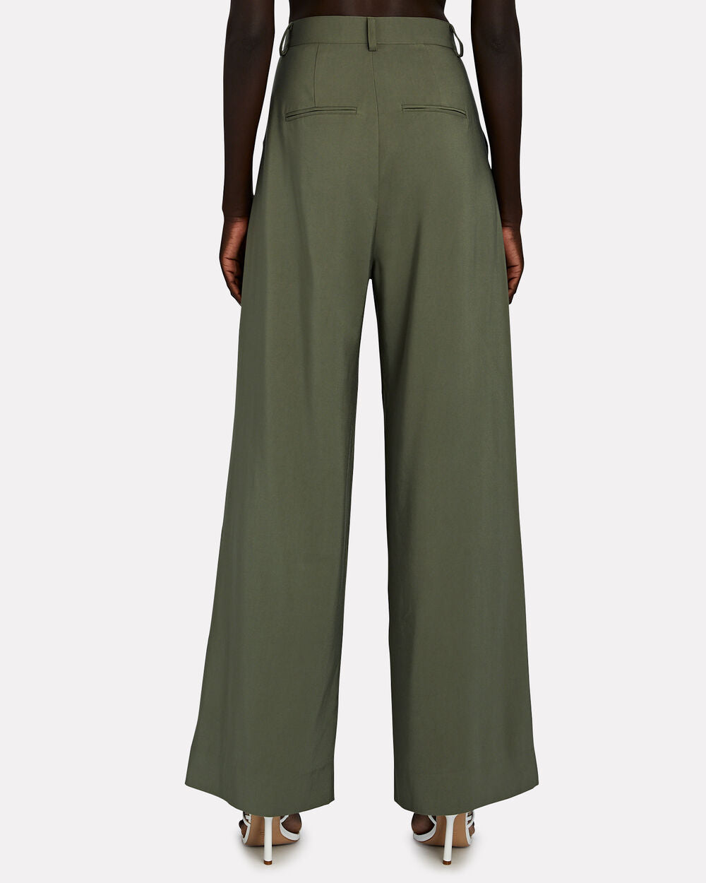 Intermix - Fabi Pleated Wide-Leg Pants -