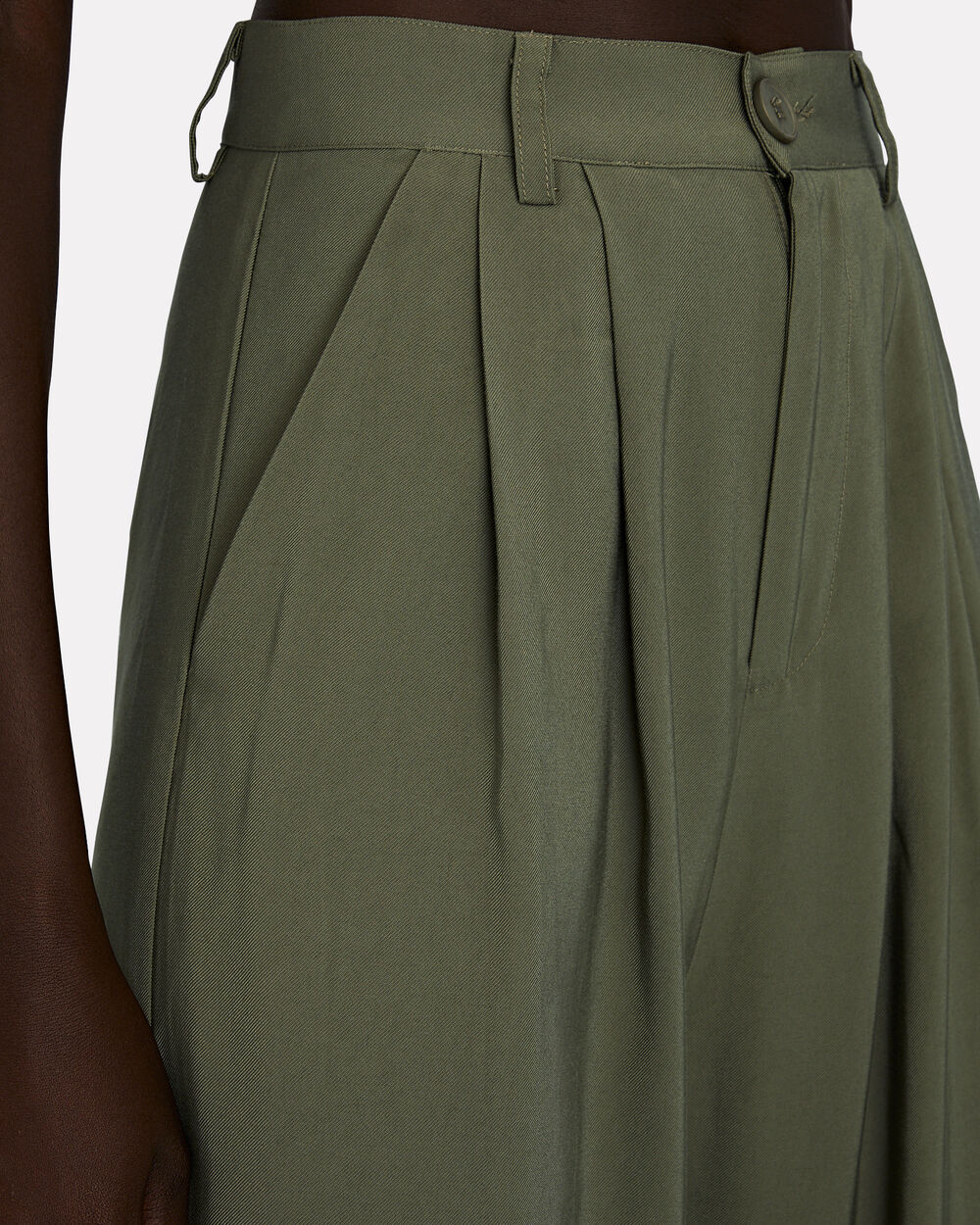 Intermix - Fabi Pleated Wide-Leg Pants -