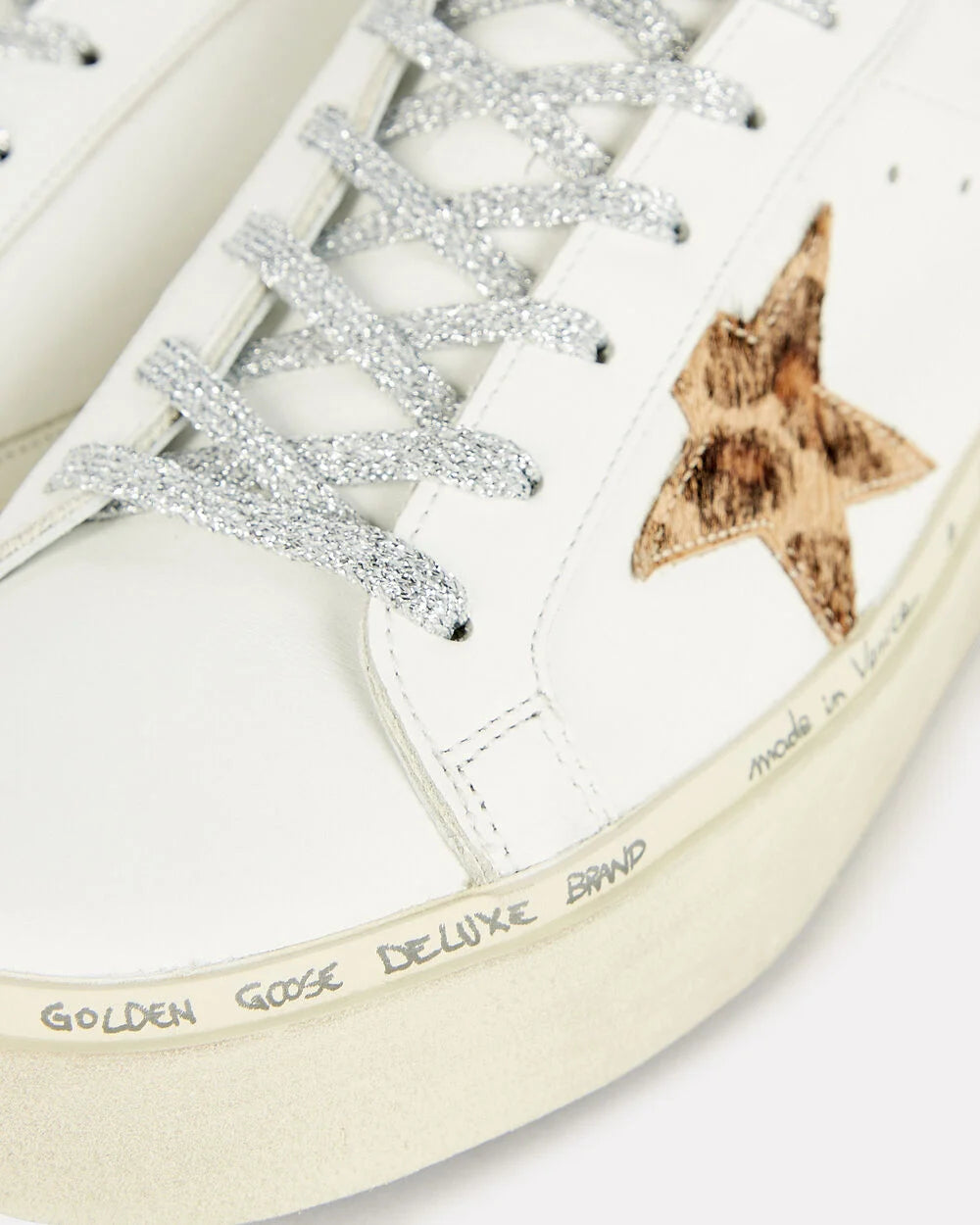Intermix - Superstar Lurex-Trimmed Low-Top Sneakers -
