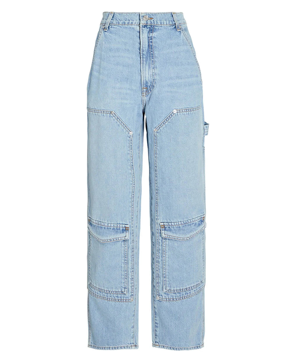 Intermix - Milla Cargo Straight-Leg Jeans -