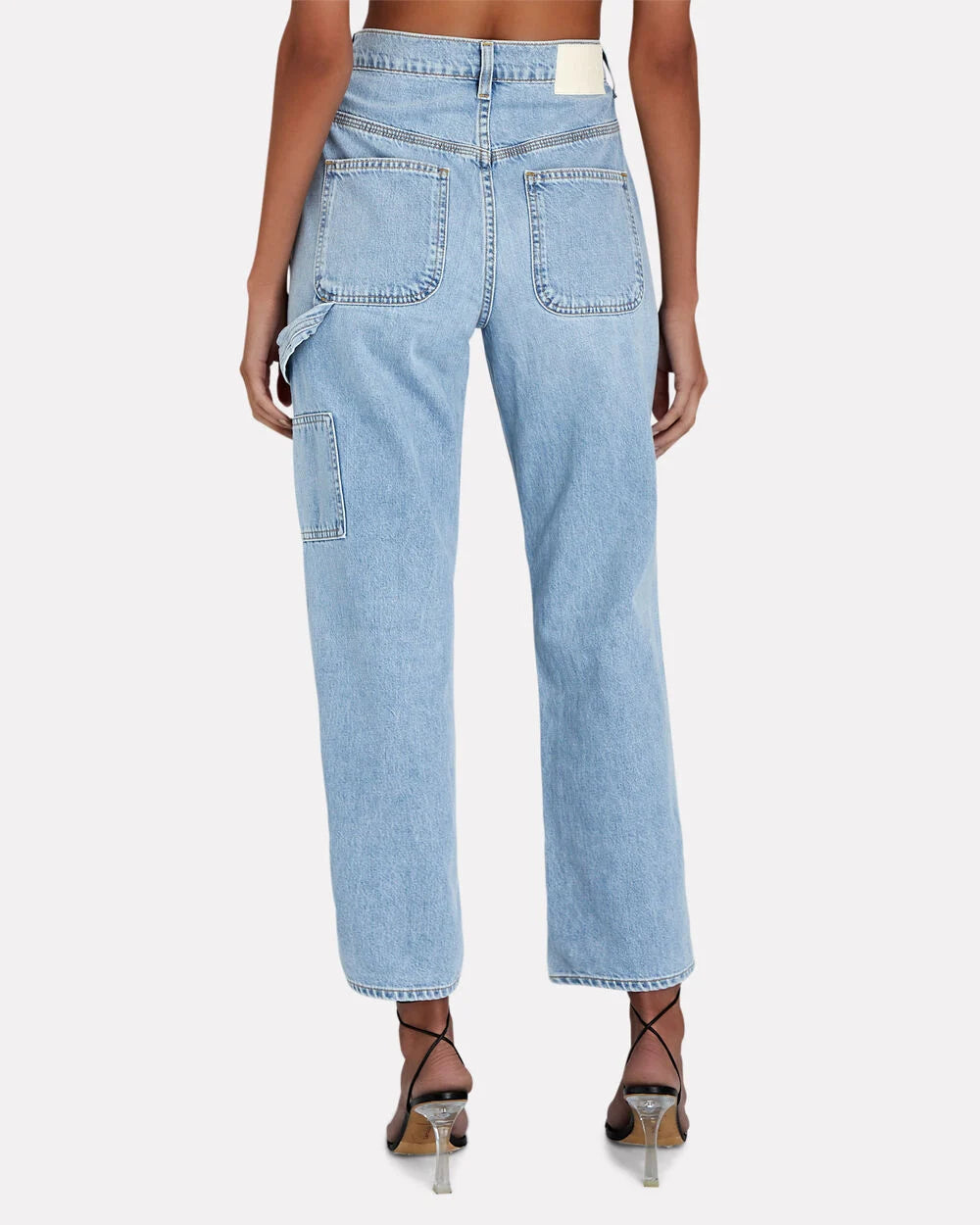 Intermix - Milla Cargo Straight-Leg Jeans -