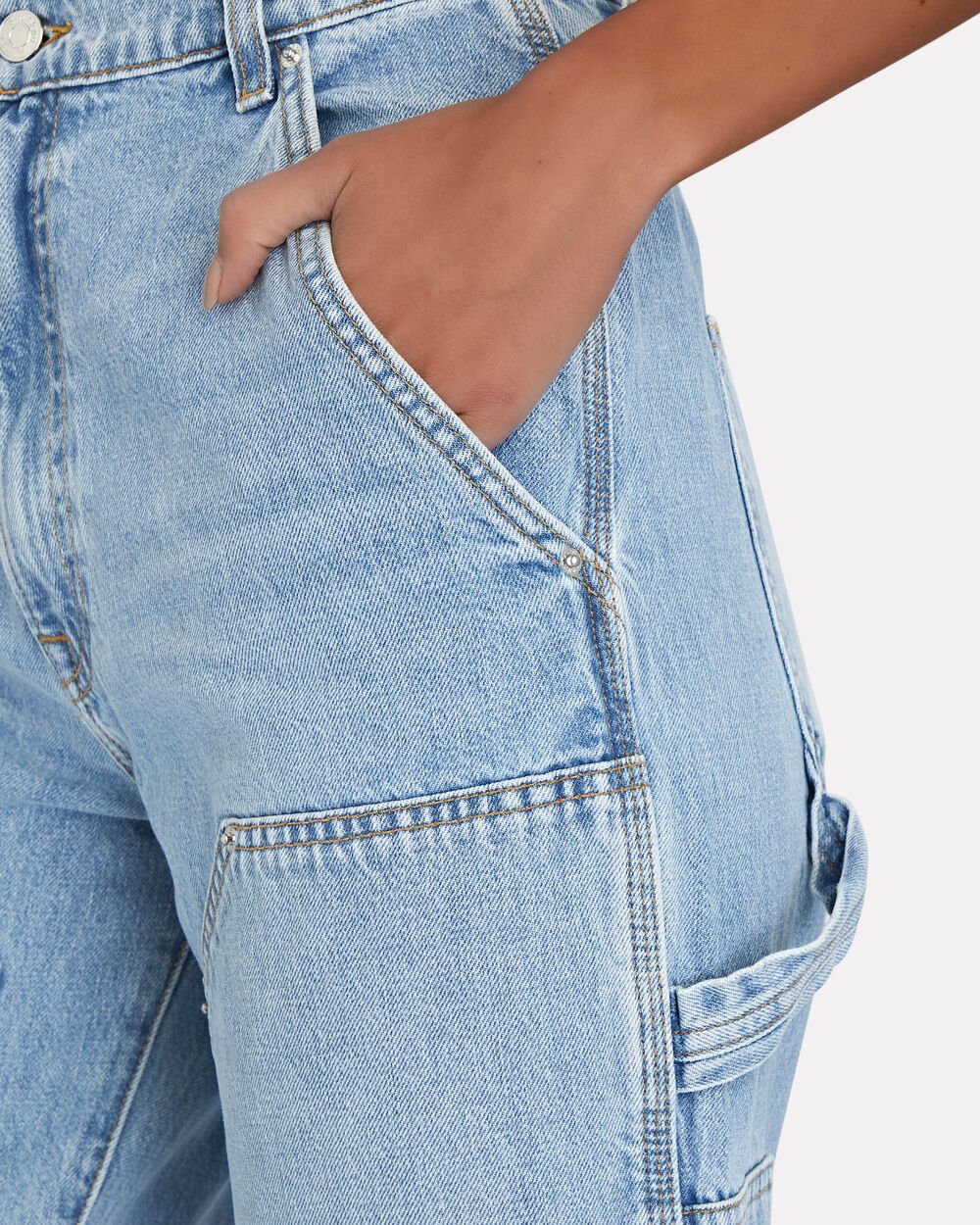 Intermix - Milla Cargo Straight-Leg Jeans -