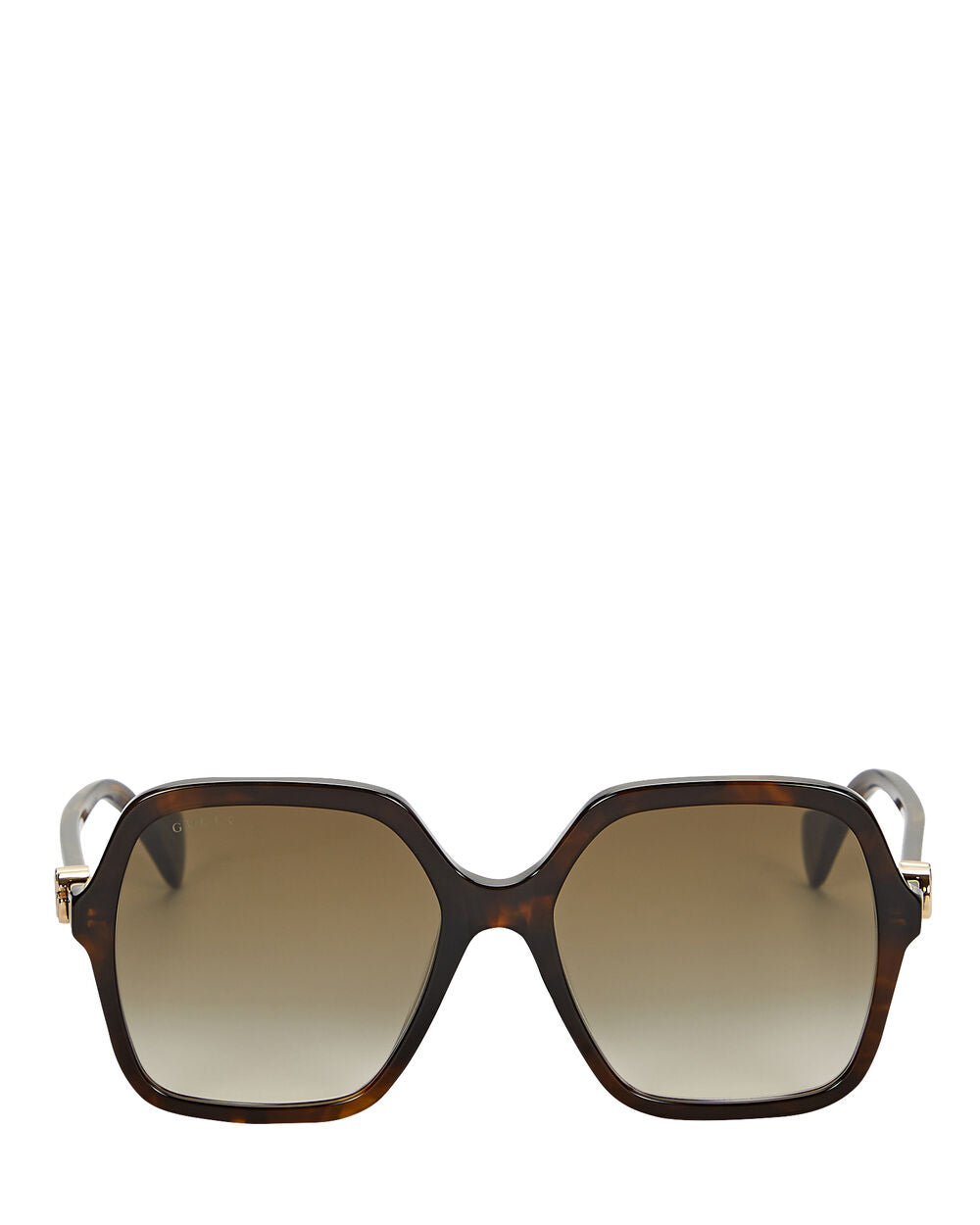 Intermix - Oversized Tortoiseshell Square Sunglasses -