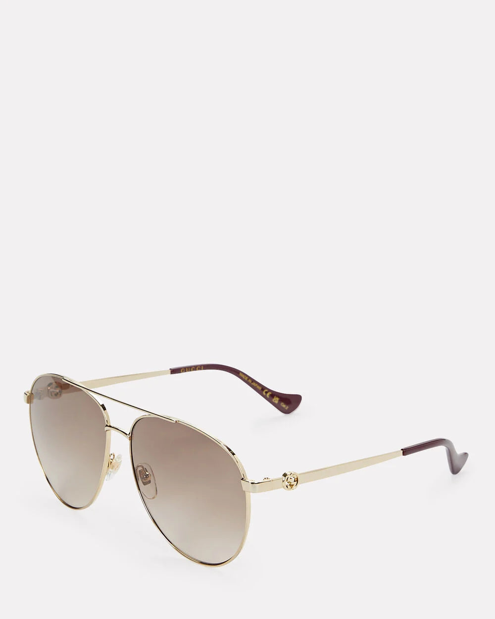 Intermix - Cut-Out Logo Aviator Sunglasses -