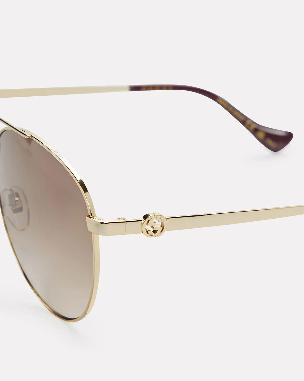 Intermix - Cut-Out Logo Aviator Sunglasses -