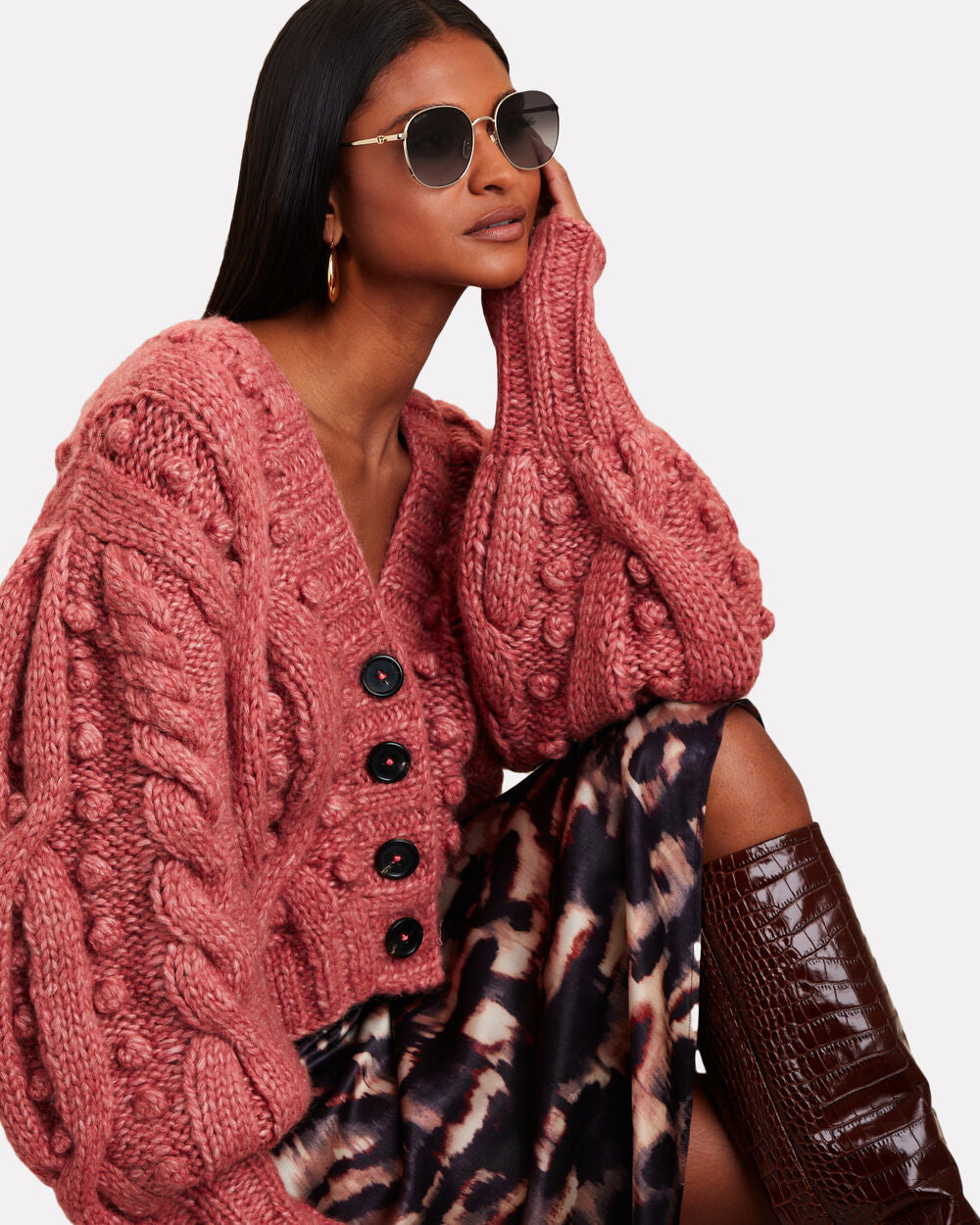 Intermix - Round Metal Sunglasses -