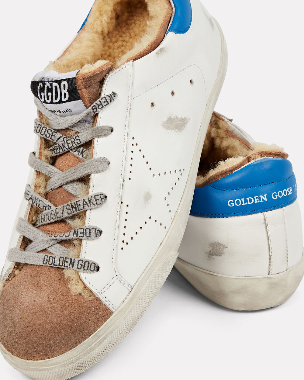 Intermix - Superstar Shearling-Lined Low-Top Sneakers -