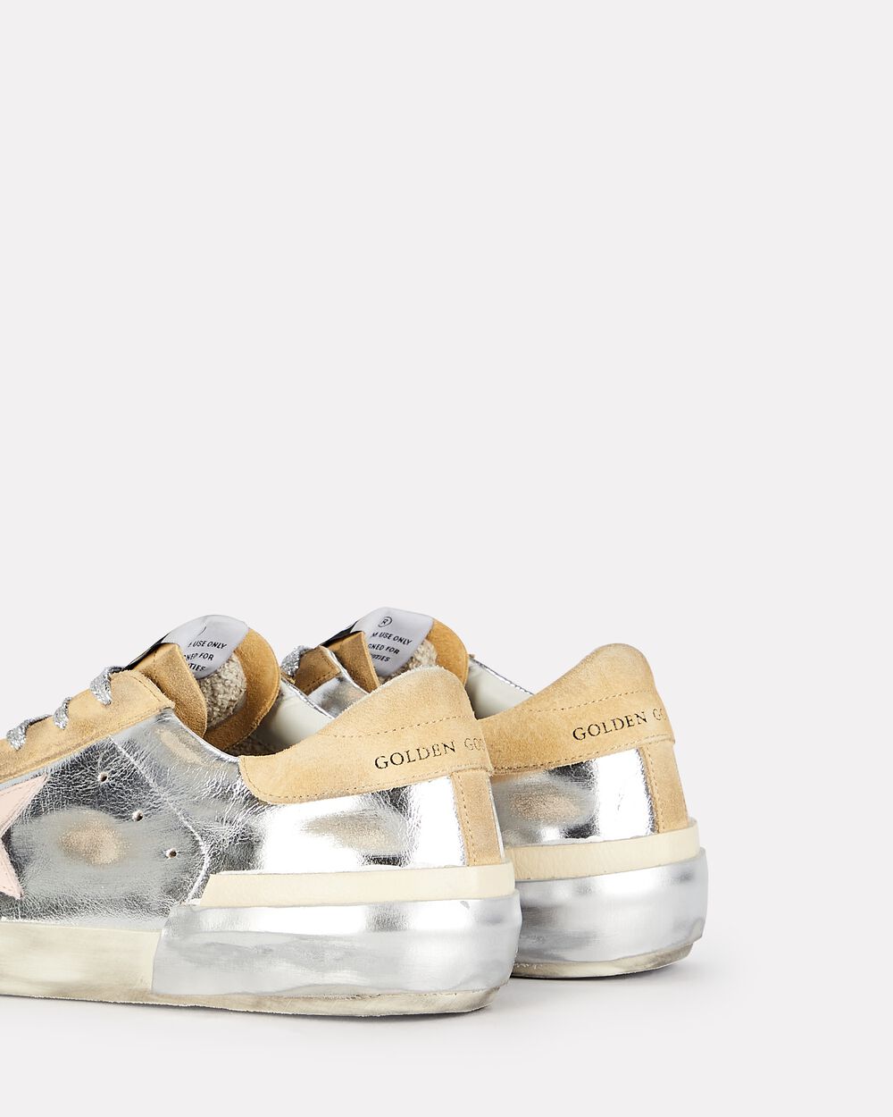 Intermix - Superstar Metallic Leather Low-Top Sneakers -