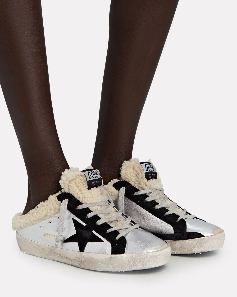 Intermix - Superstar Sabot Shearling Sneakers -