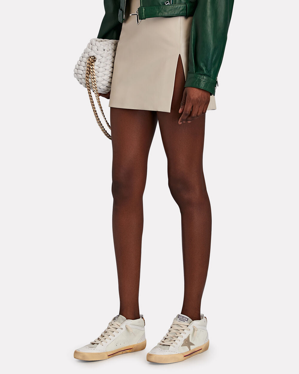 Intermix - Mid Star Leather Sneakers -