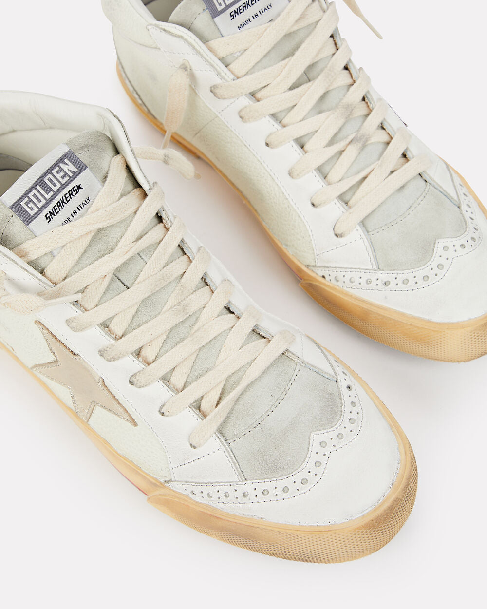 Intermix - Mid Star Leather Sneakers -
