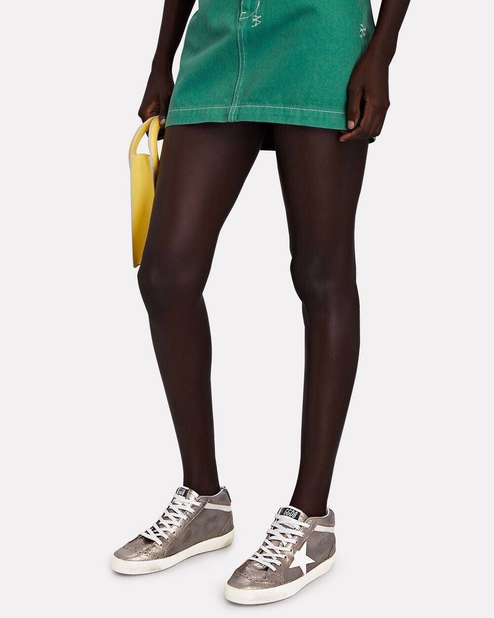 Intermix - Mid Star Metallic Sneakers -