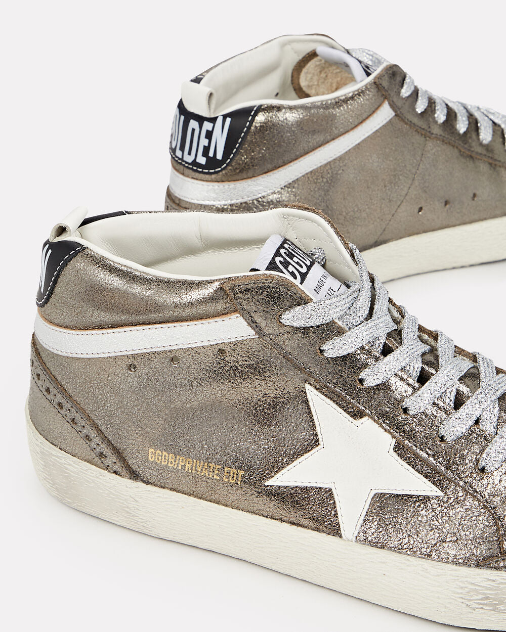 Intermix - Mid Star Metallic Sneakers -