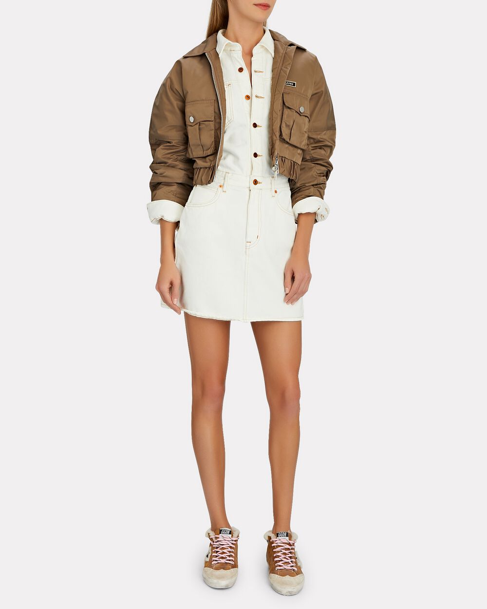 Intermix - Mid Star Shearling Sneakers -