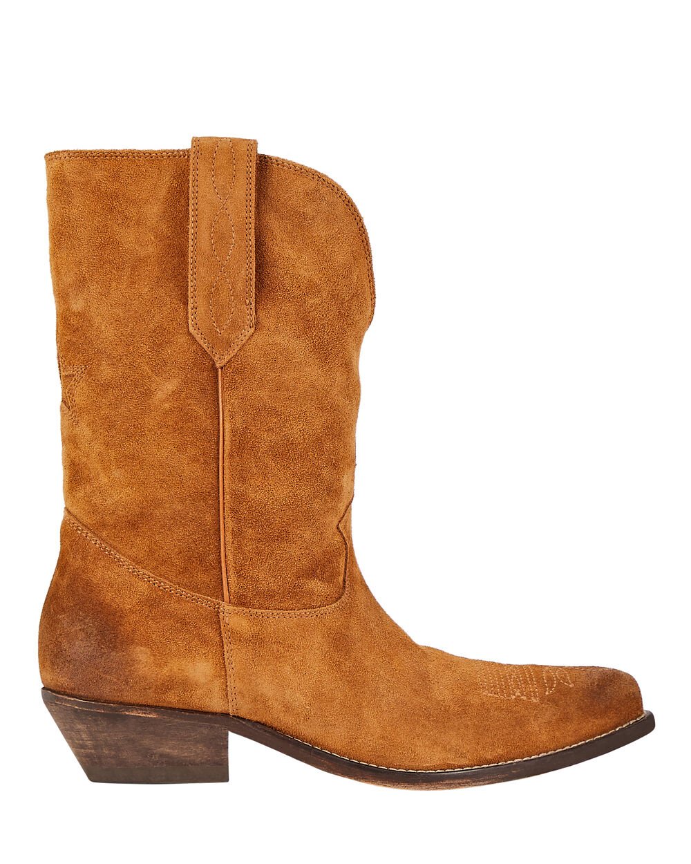 Intermix - Wish Star Embroidered Suede Boots -