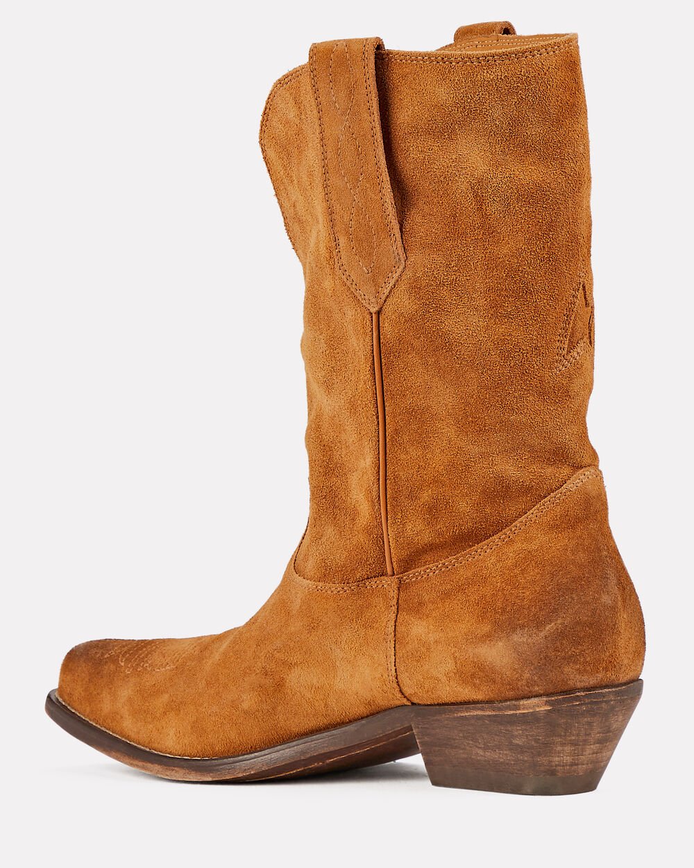 Intermix - Wish Star Embroidered Suede Boots -