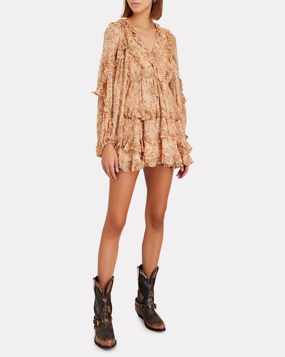 Intermix - Wish Star Distressed Leather Boots -