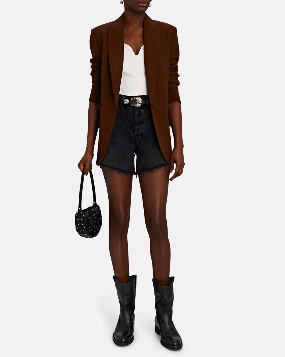 Intermix - Biker Leather Boots -