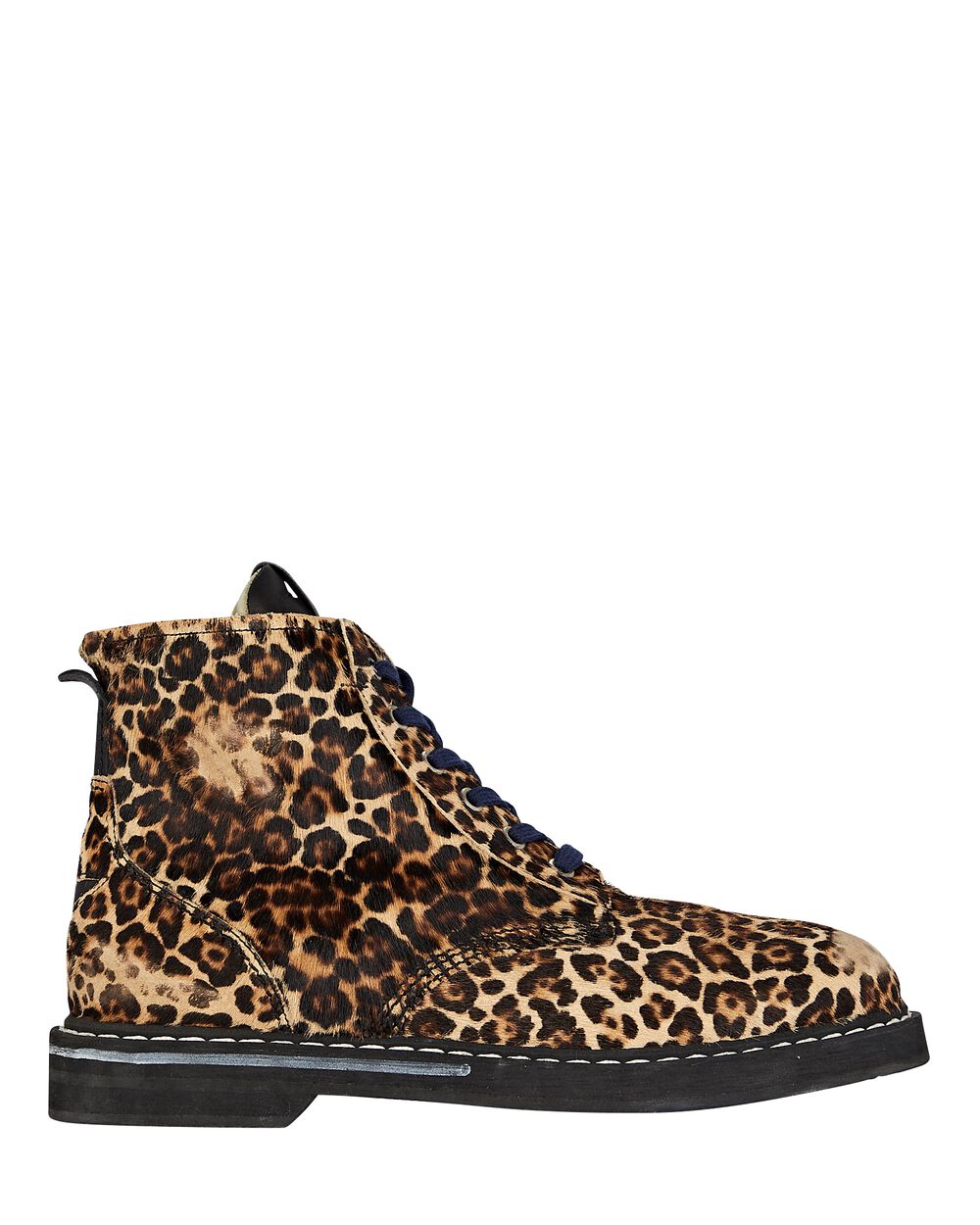 Intermix - Ele Leopard Calf Hair Ankle Boots -