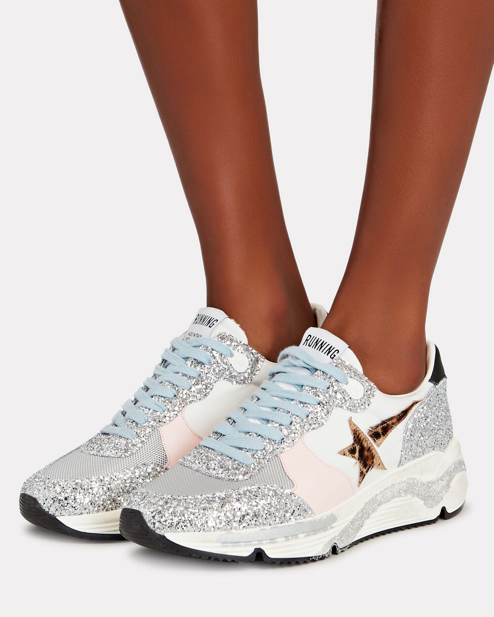 Intermix - Running Sole Glitter Sneakers -