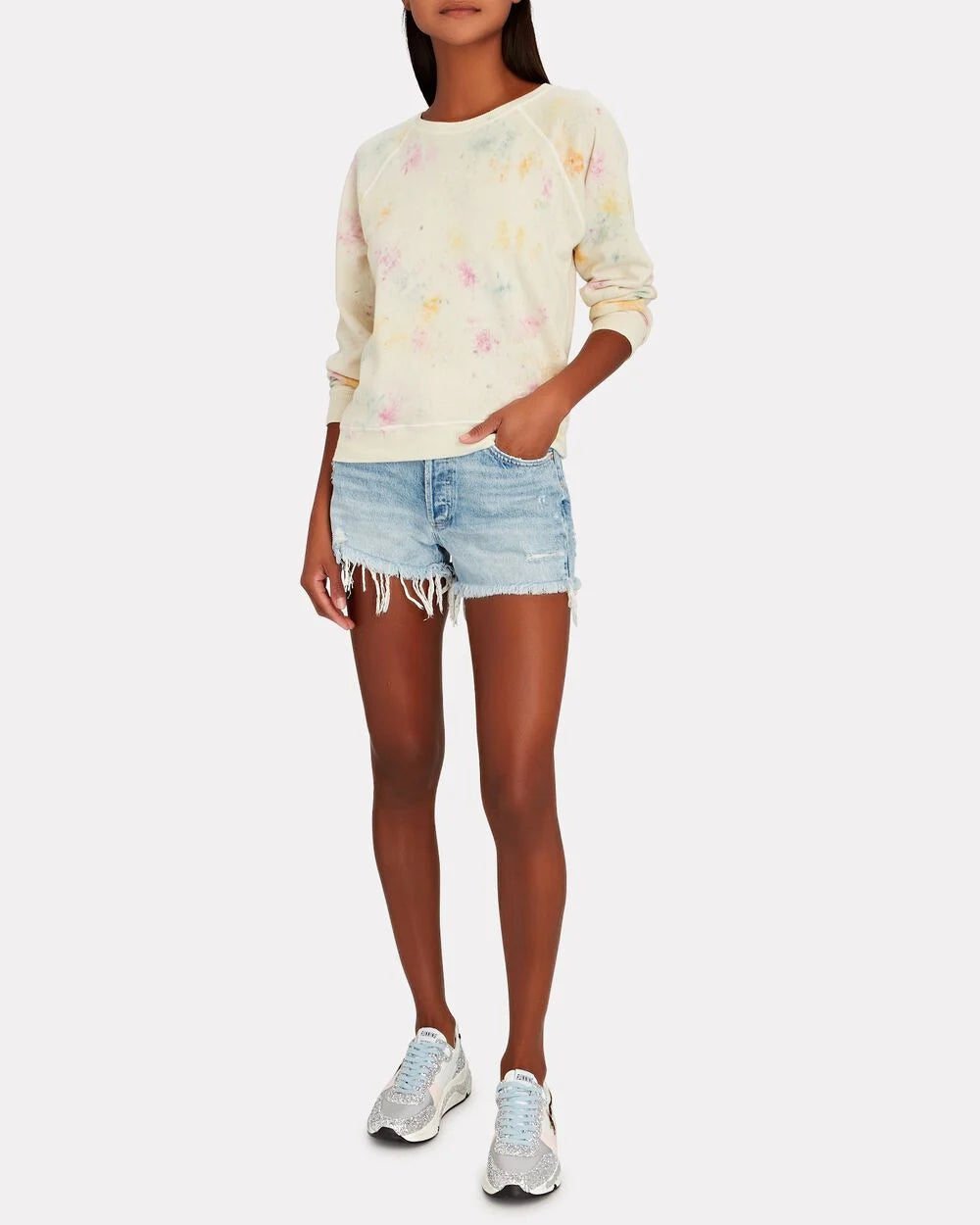 Intermix - Running Sole Glitter Sneakers -