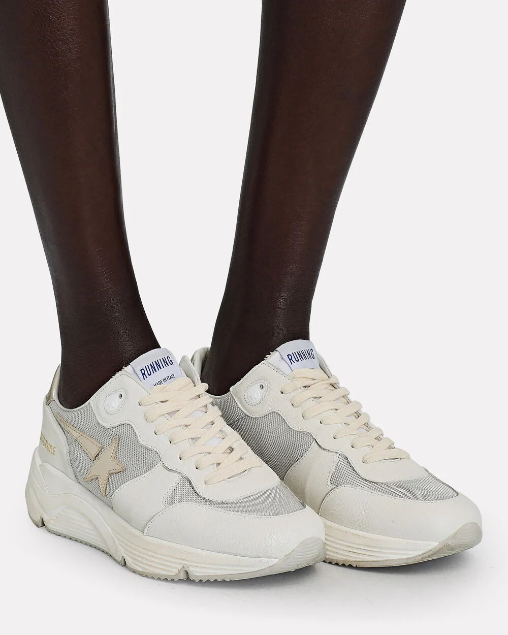 Intermix - Running Sole Leather Sneakers -