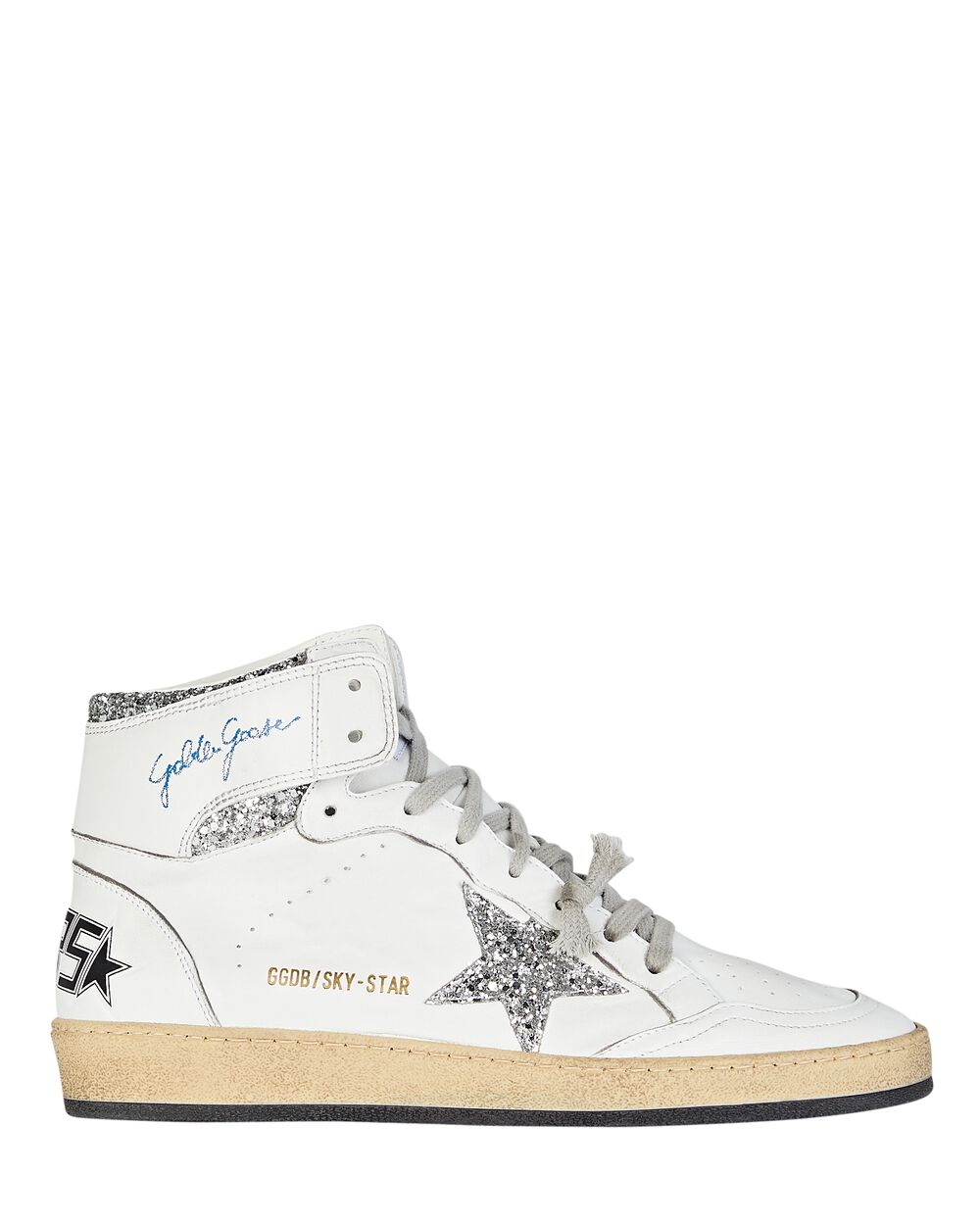 Intermix - Sky Star Leather High-Top Sneakers -