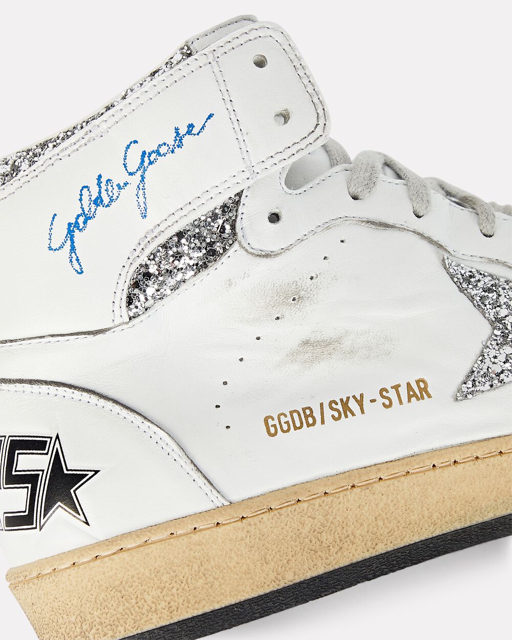 Intermix - Sky Star Leather High-Top Sneakers -