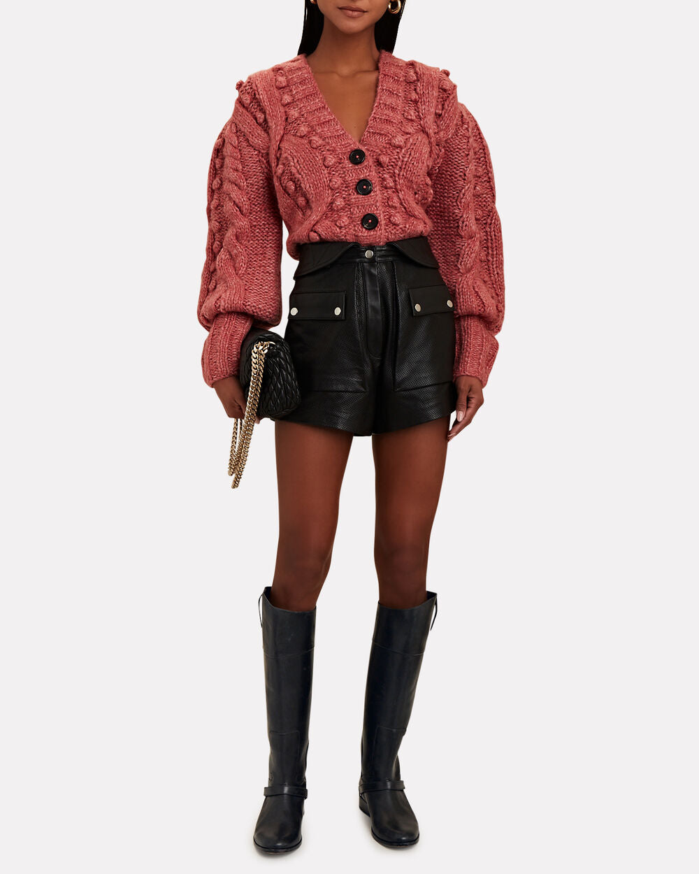 Intermix - Charlie Knee-High Leather Boots -