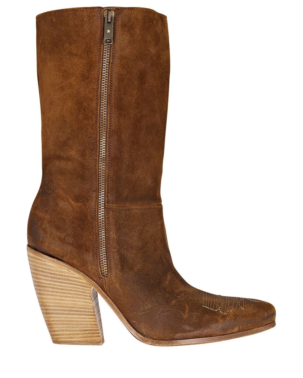 Intermix - Candy Suede Cowboy Boots -