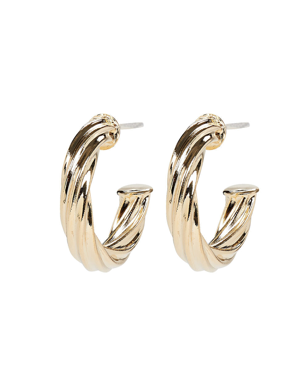Intermix - Hemingway 18k Gold-Plated Hoop Earrings -