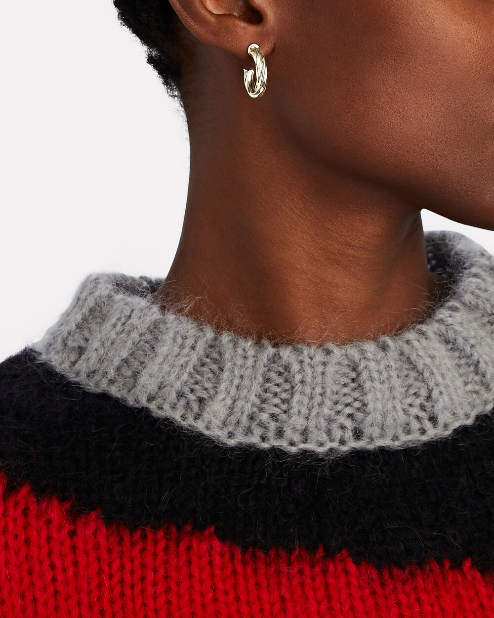 Intermix - Hemingway 18k Gold-Plated Hoop Earrings -