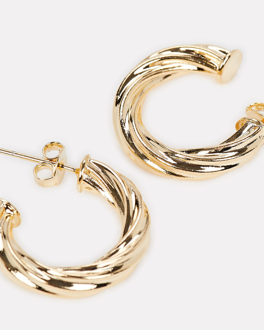 Intermix - Hemingway 18k Gold-Plated Hoop Earrings -
