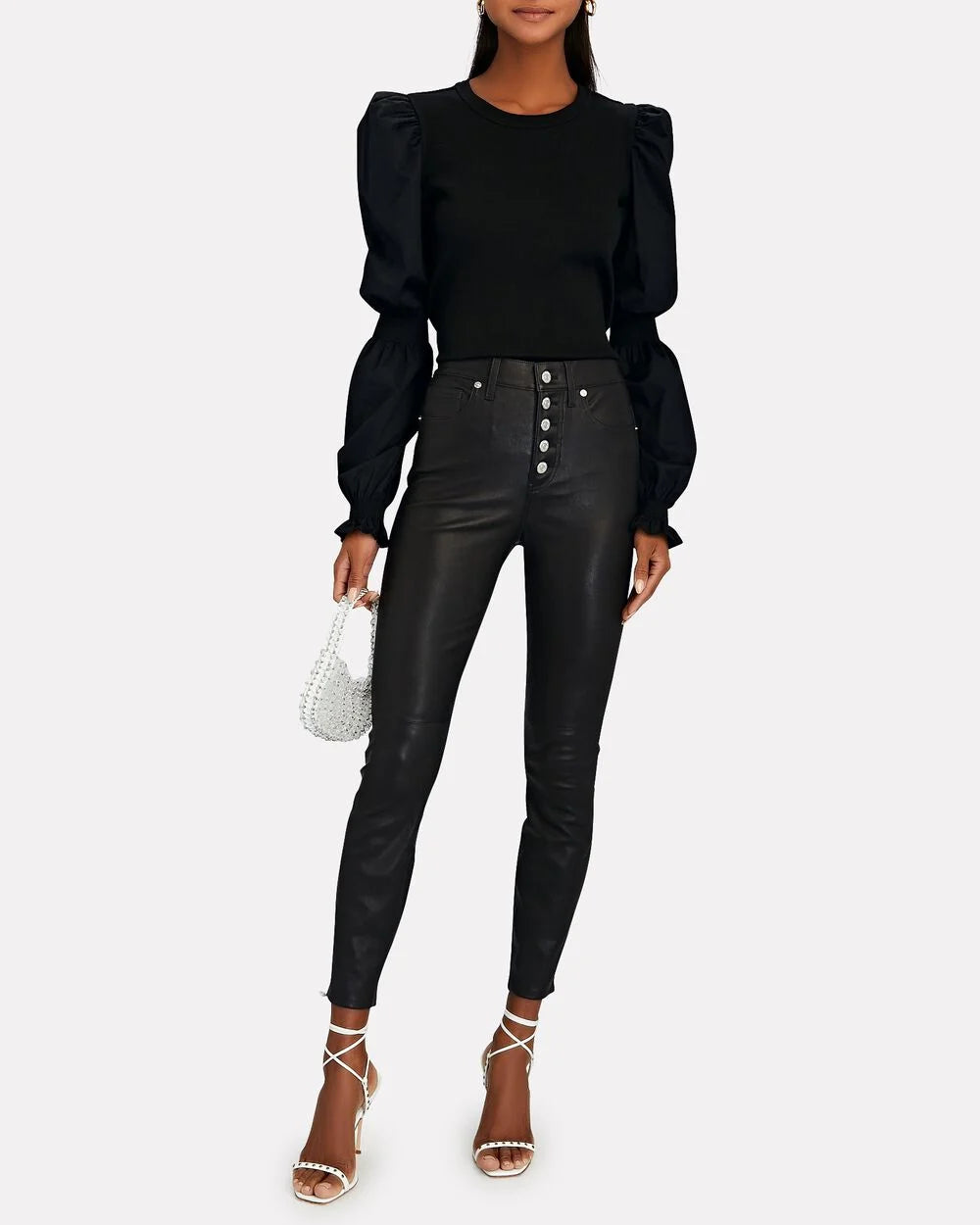 Intermix - Debbie Leather Skinny Pants -