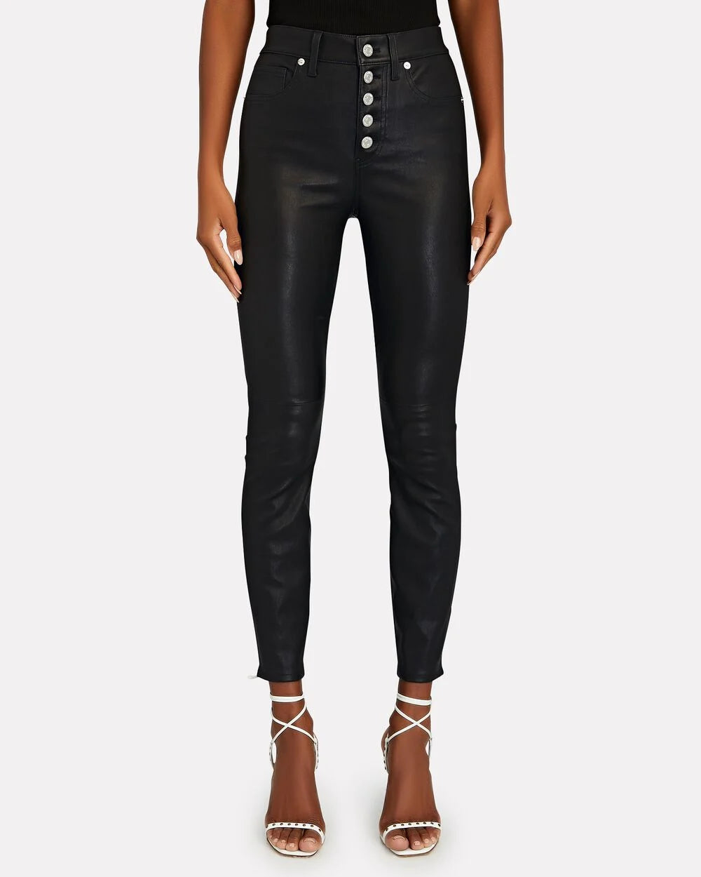 Intermix - Debbie Leather Skinny Pants -