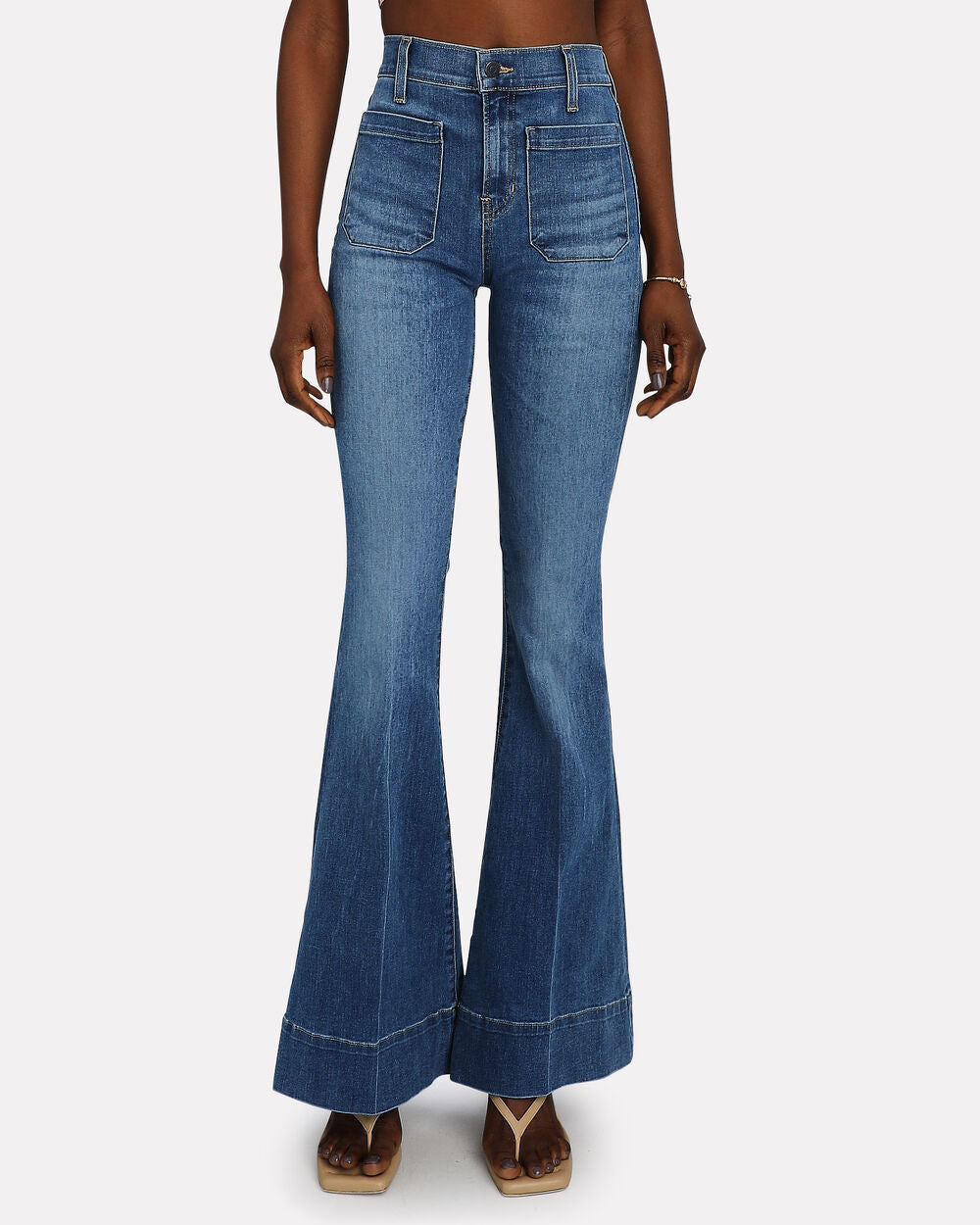 Intermix - Sheridan Flared High-Rise Jeans -